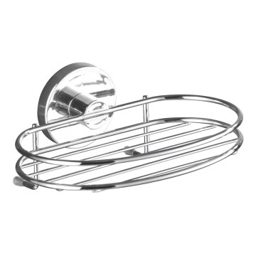 WENKO 20890100-Zeephouder VACUUM-LOC MILAZZO 16,5x12 cm glanzend chroom