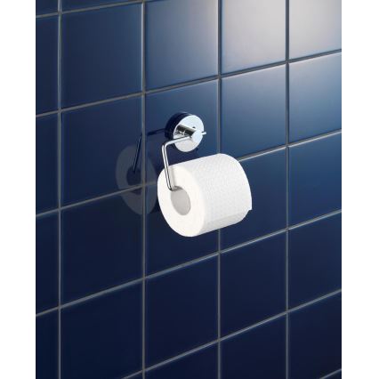 WENKO 20899100-Toiletrolhouder VACUUM-LOC MILAZZO 13x10,5 cm glanzend chroom