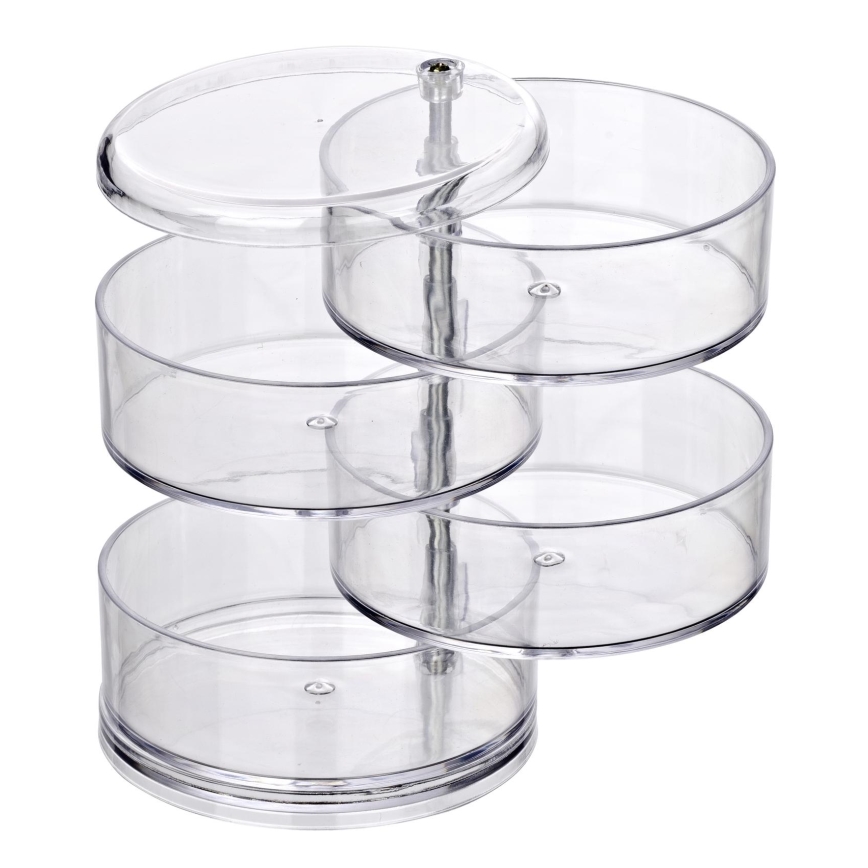 WENKO 20990100 - Organizer TOWER 11,5x17,5 cm transparant