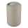 WENKO 21222100 - Corbeille BRASIL 19,5x31 cm beige/chrome brillant
