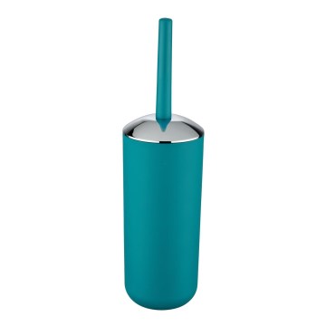 WENKO 21225100 - WC-borstel BRASIL 10x37 cm turkoois/glanzend chroom