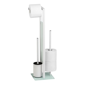 WENKO 21565100 - Brosse WC RIVALTA 18x70 cm blanche/noire