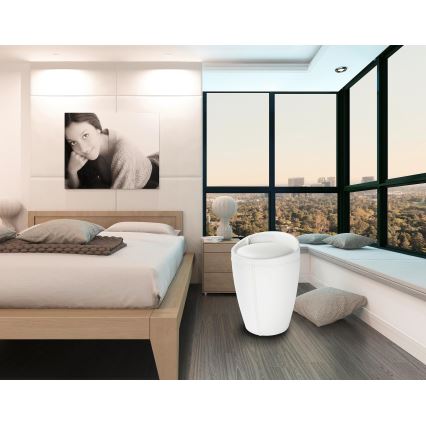 WENKO 21773100 - Kruk CANDY 36x50,5 cm wit/zwart