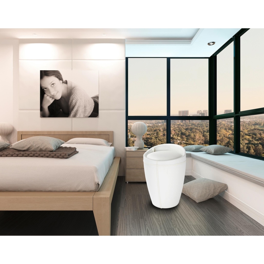 WENKO 21773100 - Kruk CANDY 36x50,5 cm wit/zwart