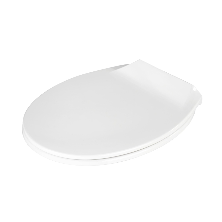 WENKO 21901100-WC abattant WC KOS 44 x 37 cm blanc/argenté