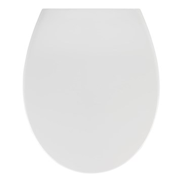 WENKO 21903100-WC abattant WC SAMOS 44,5x37,5 cm blanc/argenté