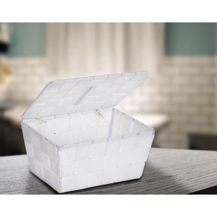 WENKO 22077100 - Panier ADRIA 19x14 cm blanc