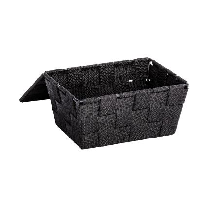 WENKO 22197100 - Mand ADRIA 19x14 cm zwart
