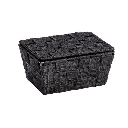 WENKO 22197100 - Panier ADRIA 19 x 14 cm noir