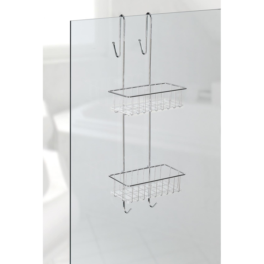 WENKO 22213100 - Standaard ALDO 24,5x70 cm RVS/zilverkleurig