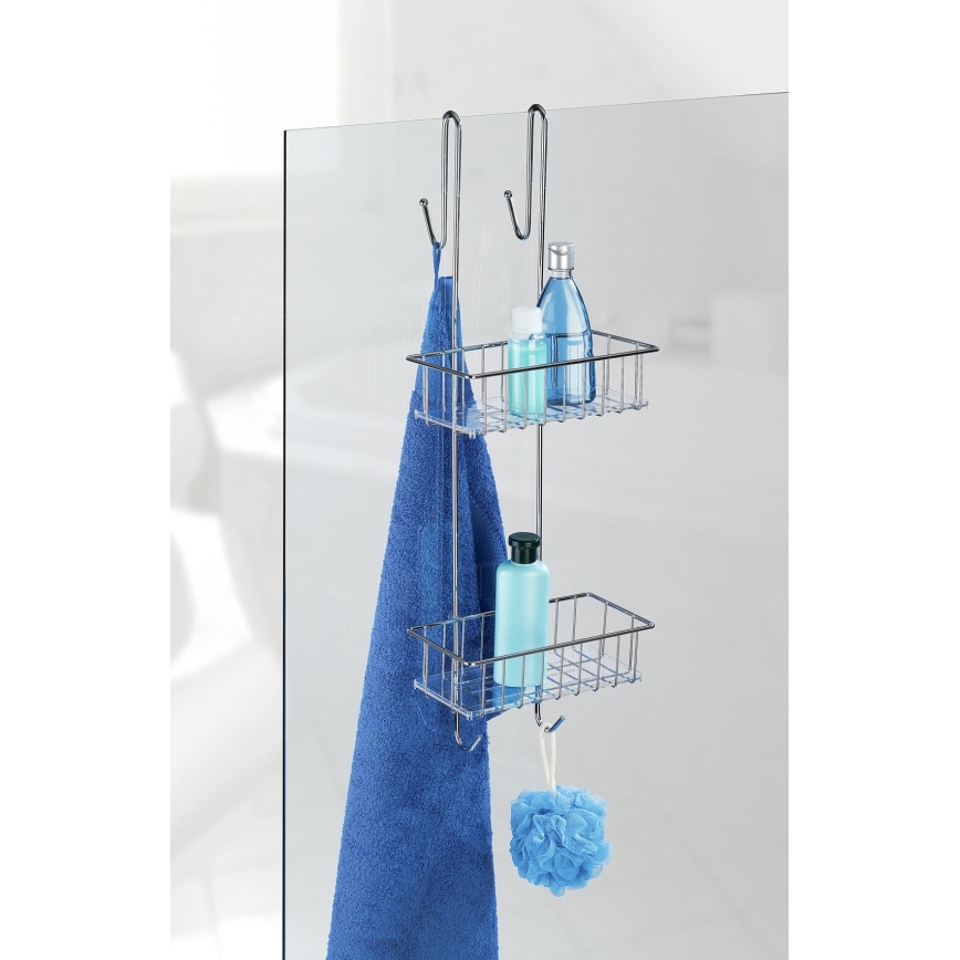 WENKO 22213100 - Standaard ALDO 24,5x70 cm RVS/zilverkleurig