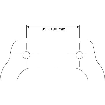 WENKO 22403100-WC abattant WC SAMOS 44,5x37,5 cm bleu/argenté