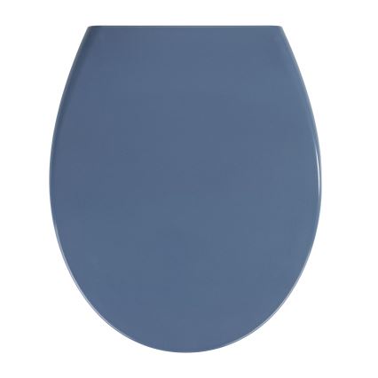 WENKO 22403100-WC wc-bril SAMOS 44,5x37,5 cm blauw/zilverkleurig
