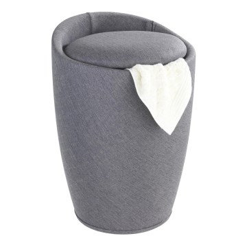 WENKO 22448100 - Tabouret CANDY 36x50,5 cm gris/noir