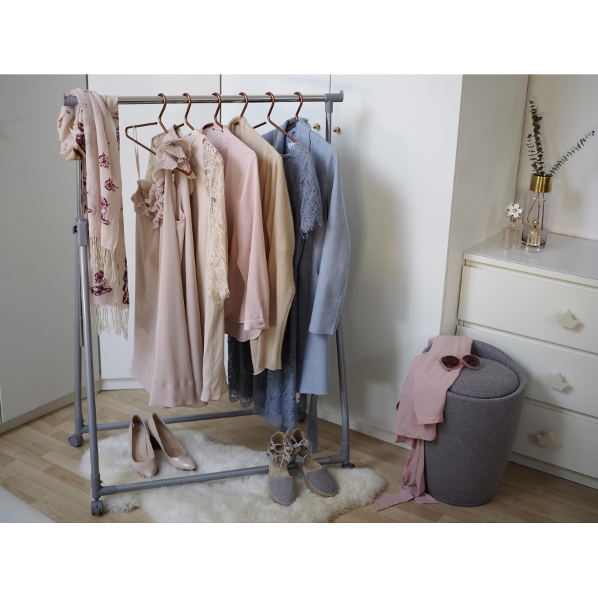 WENKO 22448100 - Tabouret CANDY 36x50,5 cm gris/noir