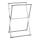WENKO 22476100 - Handdoekenrek LAVA 53,5x80,5 cm roestvrij staal/zilver