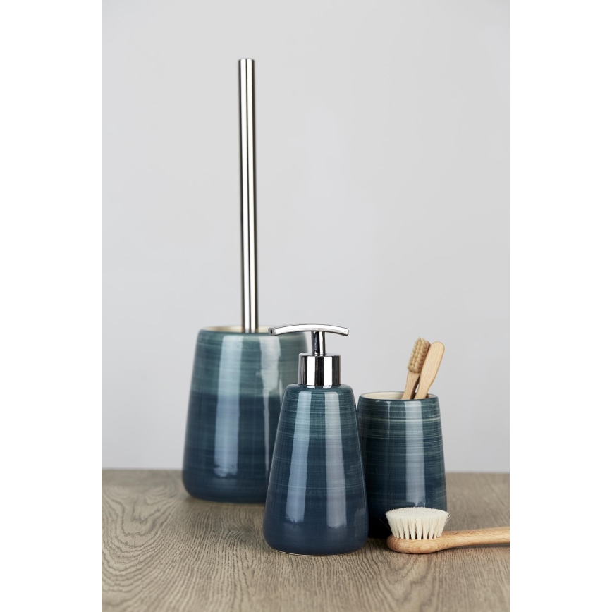 WENKO 22648100 - WC-set POTTERY 12,5x39,5 cm turkoois