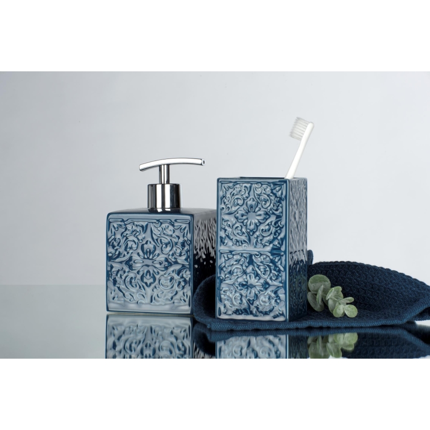 WENKO 22653100 - Zeepdispenser CORDOBA 500 ml blauw