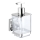 WENKO 22683100-Distributeur de savon VACUUM-LOC QUADRO ED 7,5 x 16 cm argenté/chrome brillant