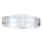 WENKO 22686100-Hoekplank VACUUM-LOC QUADRO ED 28x19,5 cm zilver/helder