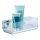WENKO 22692100-plank VACUUM-LOC QUADRO ED 25,5x14 cm zilver/transparant