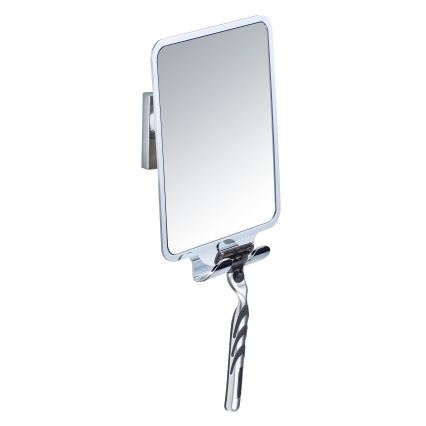 WENKO 22693100 - Cosmeticaspiegel VACUUM-LOC QUADRO ED 14x19,5 cm glanzend chroom