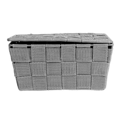 WENKO 22793100 - Corbeille ADRIA 19x14 cm grise