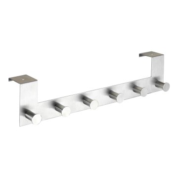 WENKO 22804100-Kapstok CELANO 39x11 cm roestvrij staal/zilver