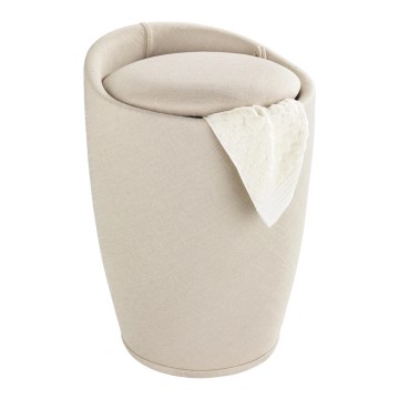 WENKO 22834100 - Tabouret CANDY 36x50,5 cm beige/noir