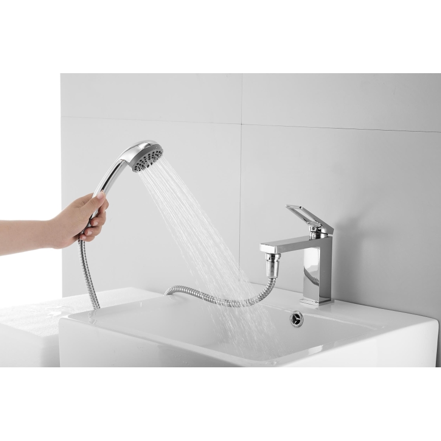 WENKO 22866100 - Douche UNIVERSAL 170x6,5 cm glanzend chroom/zilver/grijs