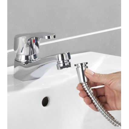 WENKO 22866100 - Douche UNIVERSAL 170x6,5 cm glanzend chroom/zilver/grijs
