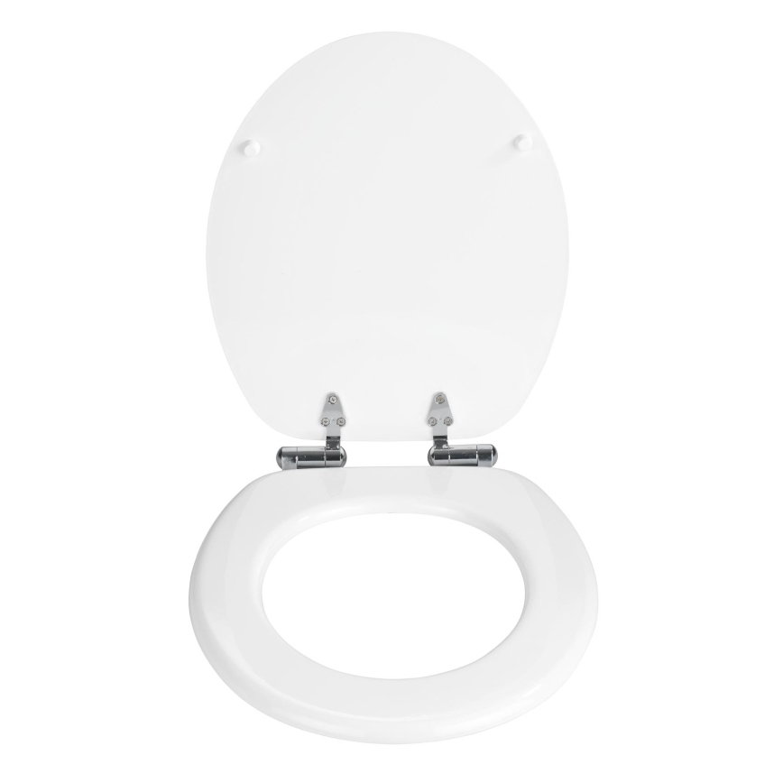 WENKO 22885100-WC abattant WC URBIO 36x42,5 cm blanc/argenté