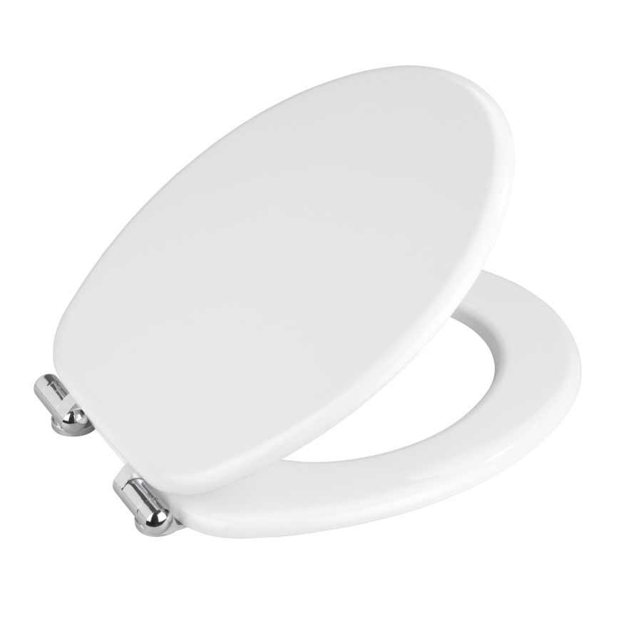 WENKO 22885100-WC abattant WC URBIO 36x42,5 cm blanc/argenté