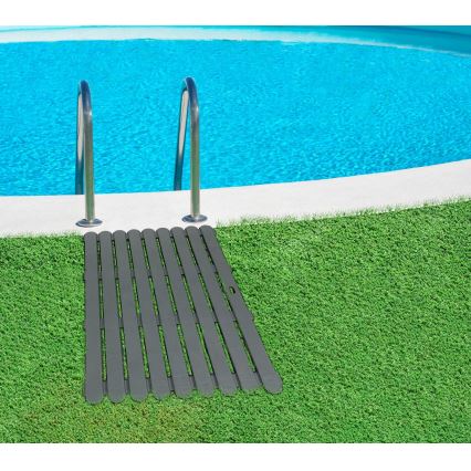 WENKO 22948100-Deurmat BINNEN & BUITEN 50x80 cm grijs