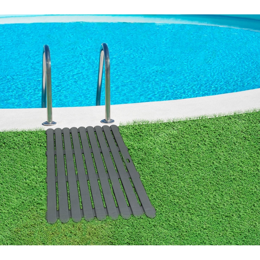WENKO 22948100-Deurmat BINNEN & BUITEN 50x80 cm grijs