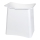 WENKO 22949100 - Tabouret WING 45 x 48 cm blanc/noir