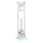 WENKO 22992100 - Brosse WC DEBAR 18x73 cm inox satiné/blanc