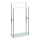WENKO 23438100 - Porte-serviettes sur pied DEBAR 20 x 83 cm inox/satiné/blanc