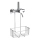 WENKO 23499100 - Doucheplank MILO 25x36 cm roestvrij staal/zilver/helder