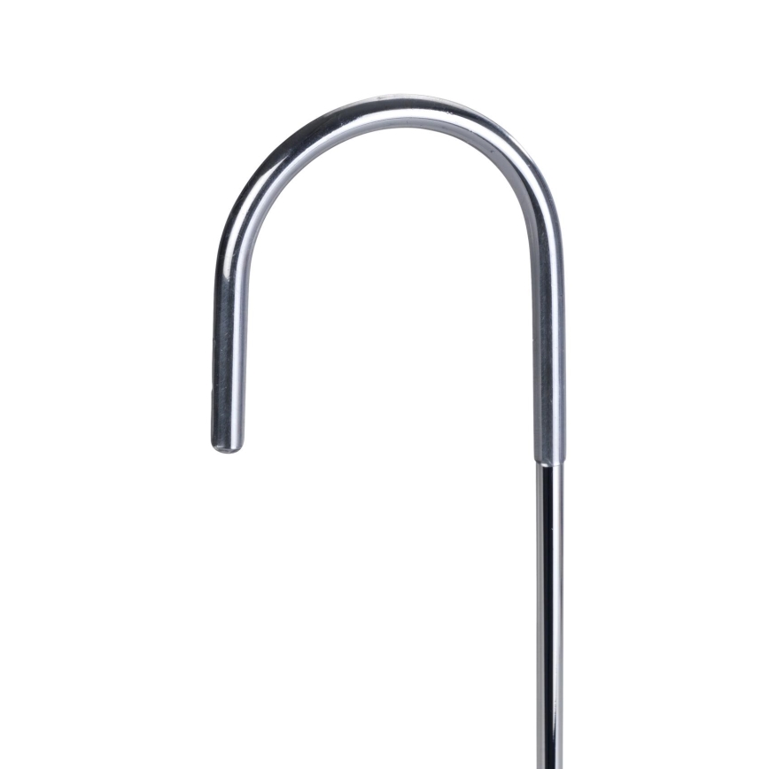 WENKO 23499100 - Étagère de douche MILO 25x36 cm, en acier inoxydable argenté/éléments transparents