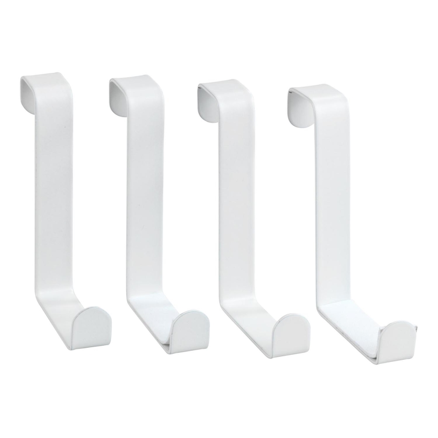 WENKO 23545100-Over-de-deurhaak 7,6x6 cm wit