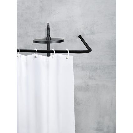 WENKO 23565100 - Barre carrée 2x2 cm noire