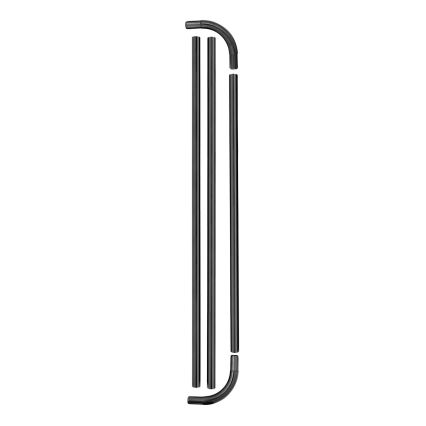 WENKO 23565100 - Barre carrée 2x2 cm noire