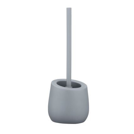 WENKO 23650100 - Brosse WC BADI 13,5x38 cm gris