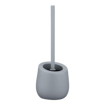 WENKO 23650100 - WC-borstel BADI 13,5x38 cm grijs