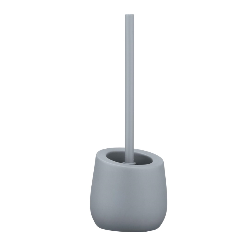 WENKO 23650100 - WC-borstel BADI 13,5x38 cm grijs