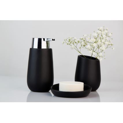 WENKO 23653100 - Zeepbakje BADI 11,5 x 3 cm zwart