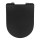 WENKO 23827100-WC WC-bril SEDILO 45,2x36,2 cm zwart/zilver