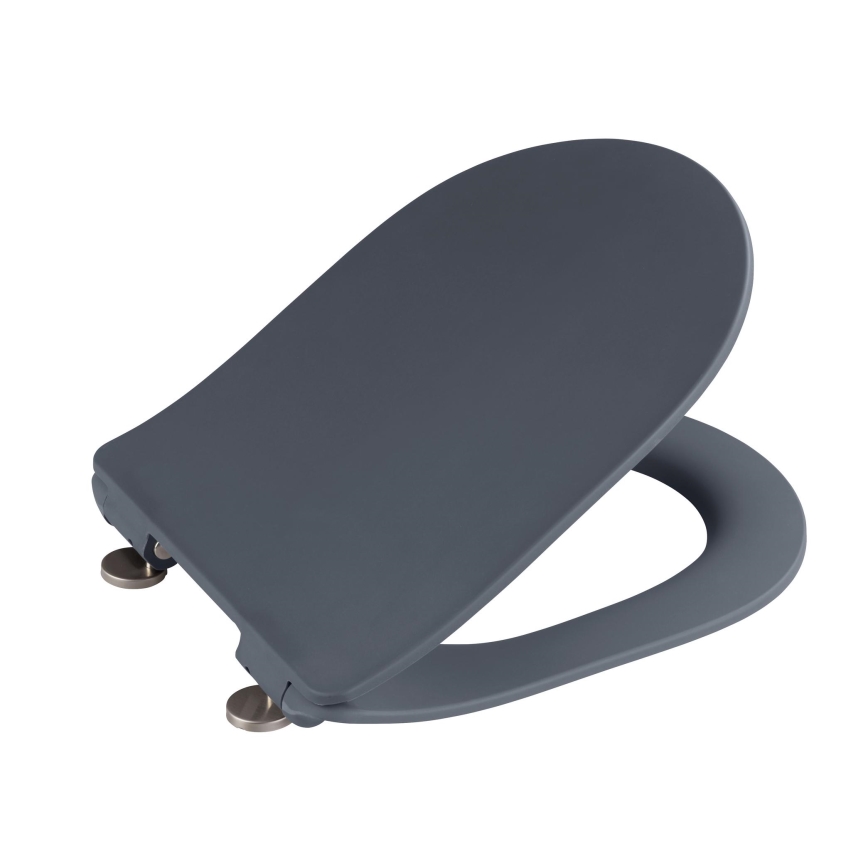 WENKO 23828100-WC wc-bril SEDILO 45,2x36,2 cm grijs/zilver