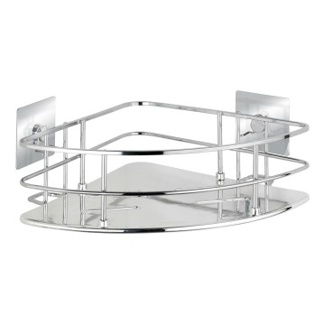 WENKO 23856800-wandplank TURBO-LOC QUADRO ED. 27,5x19,3 cm RVS/glanzend. chroom